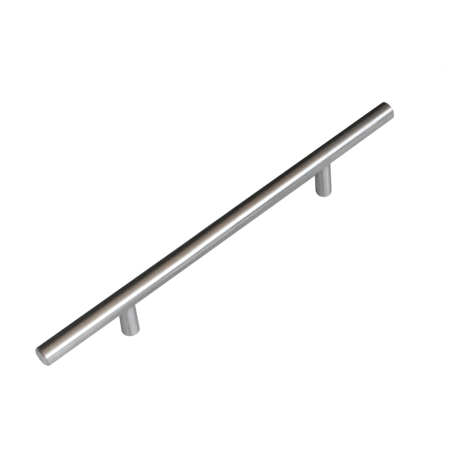 Kaboodle 128mm Brushed Stainless Steel T-Pull Kitchen Cabinet Handle