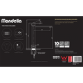 Mondella Chrome Rococo Tall Basin Mixer - 55mm x 400mm x 240mm - Lead-Free - Water-Saving - SuperSaverAU - view 5