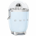 Smeg 50s Retro Style citrus juicer - Pastel Blue, automatic on/off, stainless steel reamer - CJF01PBAU