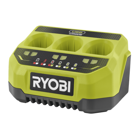 Ryobi USB Lithium 3 Port 3A Charger RC43P with LED Status Indicators