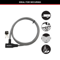Master Lock Keyed Cable Lock 10mm x 1.8m Braided Steel Durable - SuperSaverAU - view 5