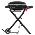 Weber Traveler Compact Portable LPG BBQ - 12 Burger Cooking Area, Lid Thermometer - 1500525