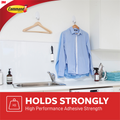 Command White Adhesive Clothes Hanger - 1 Pack - Plastic - Damage-Free - SuperSaverAU - view 4