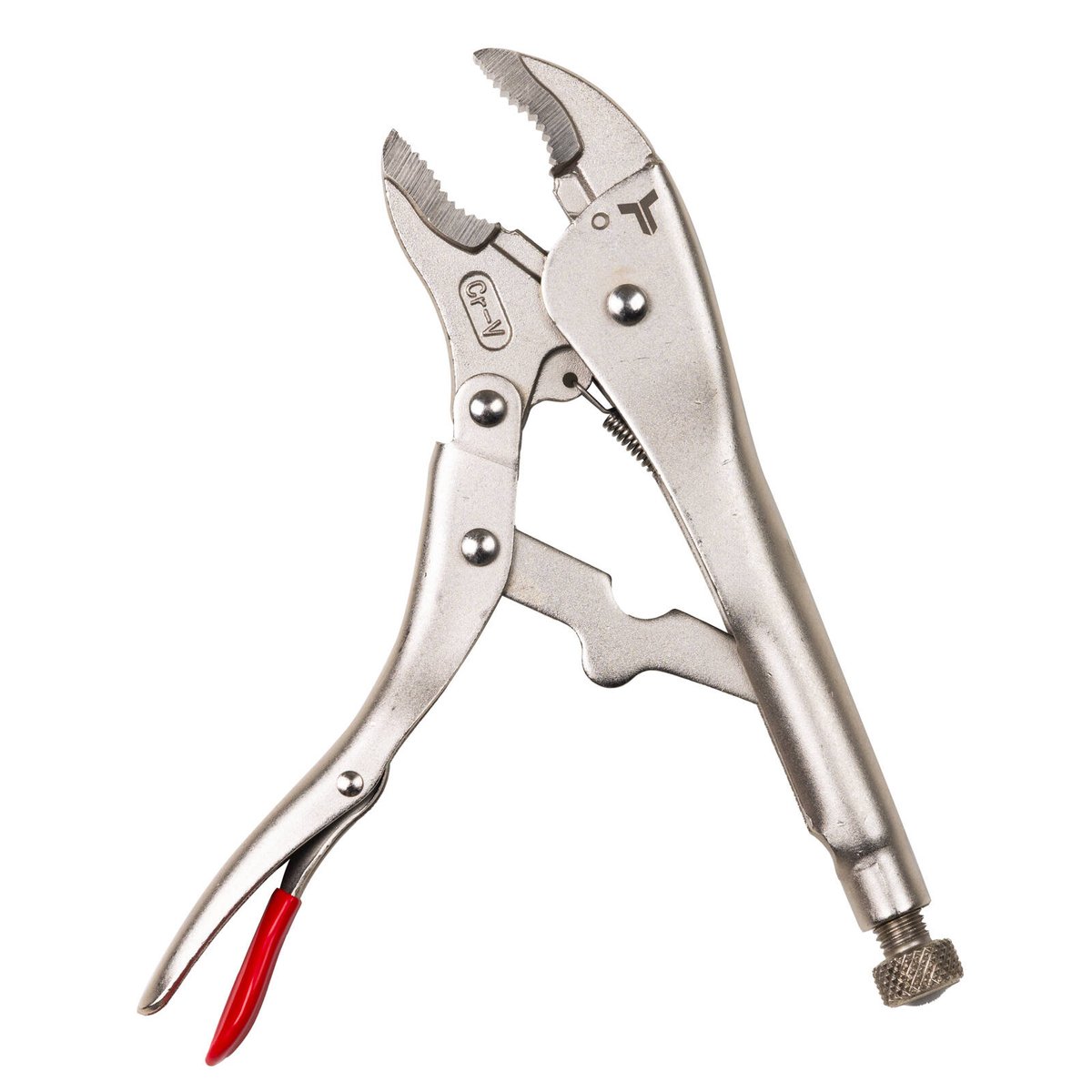 Trojan 250mm Locking Pliers - Chrome Vanadium Steel - Red and Black - SuperSaverAU - view 3