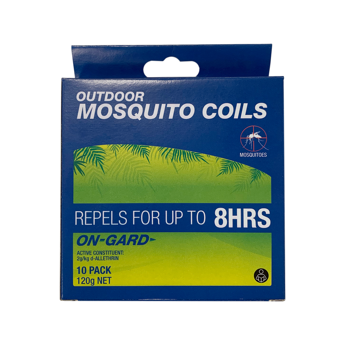 On Gard Outdoor Mosquito Coils 10 Pack - Repels Mosquitoes - 8 Hours - 130mm x 90mm x 130mm - SuperSaverAU - view 1