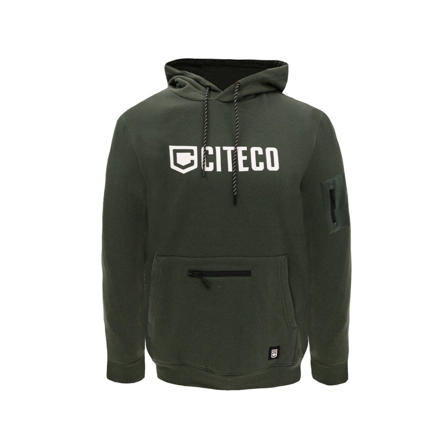 Citeco Men's Khaki Hoodie Cotton/Polyester - Large