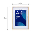Pixel Natural A3 Mat to A4 Poster Frame - 1 Pack - 323mm x 446mm - Lightweight - SuperSaverAU - view 3