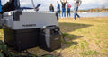 Dometic PLB40 portable lithium battery - Rapid charge, 2 x USB ports - Gun metal grey - PLB40