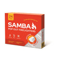 Samba Pop Out Firelighters 24 Pack Individually Sealed Fire Starters