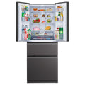Mitsubishi Electric 442L French Door Fridge - Dark Silver Glass, Supercool Chilling Case - MR-LX442EX-GDS-A
