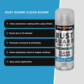 White Knight Rust Guard 300g Clear Guard Quick Dry Spray Paint