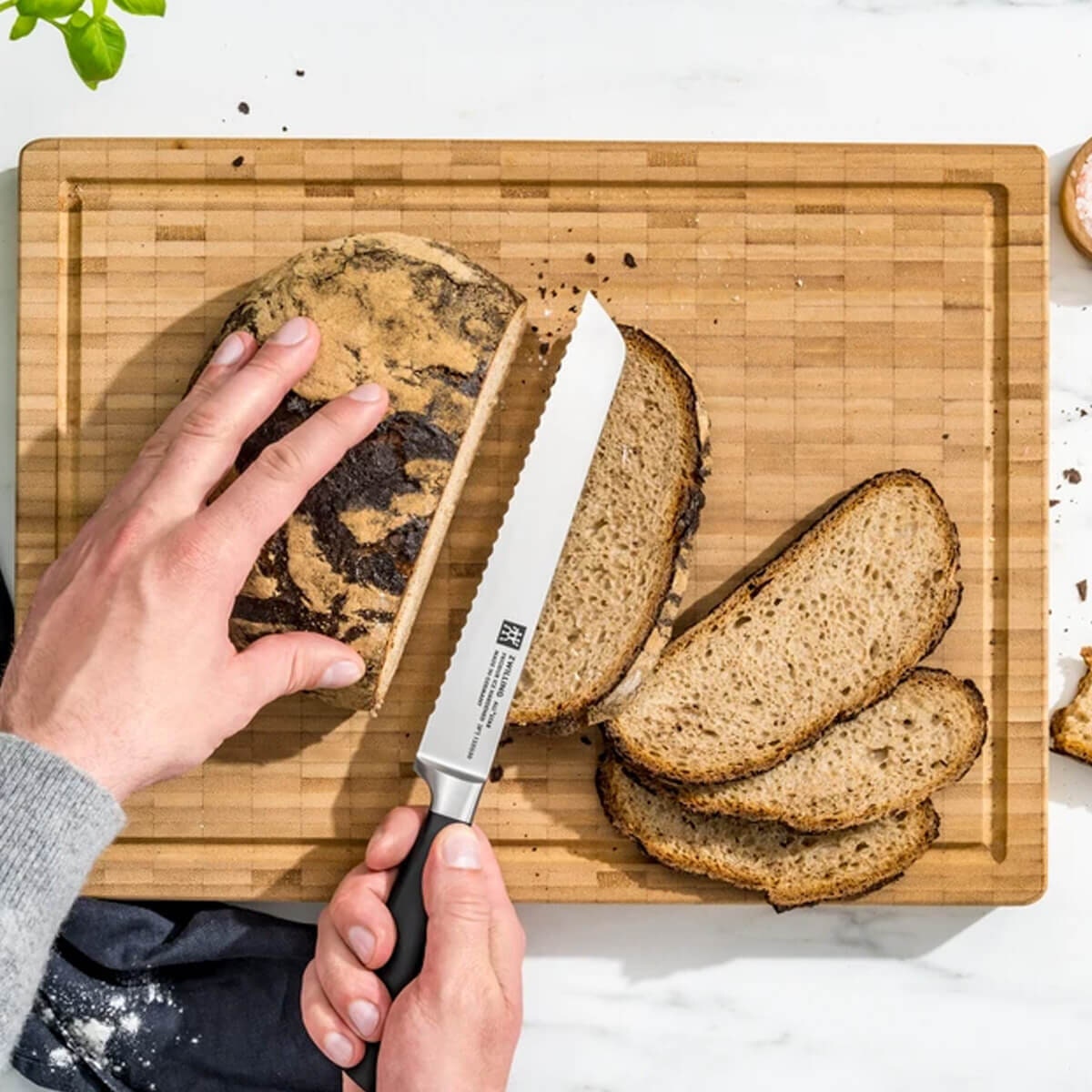 Zwilling All Star 5 Piece Knife Block Set - Ice-Hardened Blades and Self-Sharpening Block - 60489