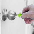 EHI LW4 Green Specialty Taggy Key, Nickel Plated Brass & Plastic, for Cutting