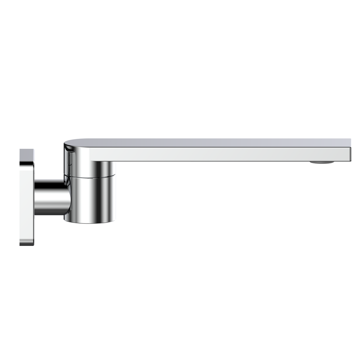 Mondella Chrome Rococo Swivel Bath Spout - 265mm x 65mm x 200mm - Lead-Free Stainless Steel - SuperSaverAU - view 2