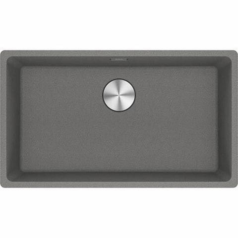 Franke Maris 720mm topmount granite sink - Stone Grey, hidden overflow - MRG610-72SGB