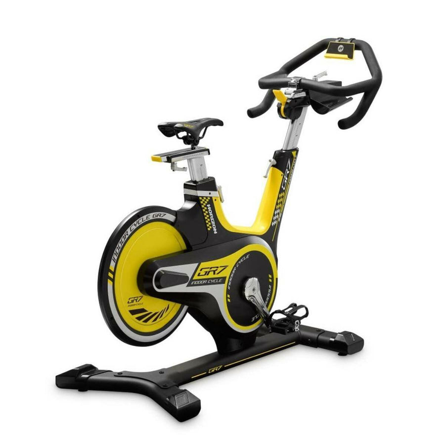 Horizon Fitness GR7 spin bike - Bluetooth connectivity for FitDisplay - heart rate monitor - HZ-GR7