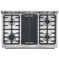 Trinity 90cm Natural Gas Freestanding Oven 132L - Stainless Steel, Air Fry, Rotisserie, Wok Burner - TRFSGO901