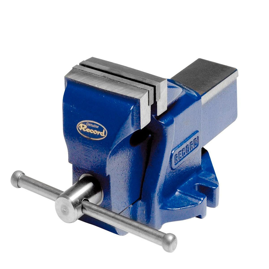 Irwin Record Mechanics Vice - 125mm - Grey Iron - Hardened Steel Jaws - SuperSaverAU - view 1