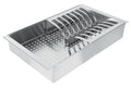 Abey Dish Drainer - Stainless Steel Silver Finish - Fits Barazza, Piazza and Lugano Sinks - 1VSOF