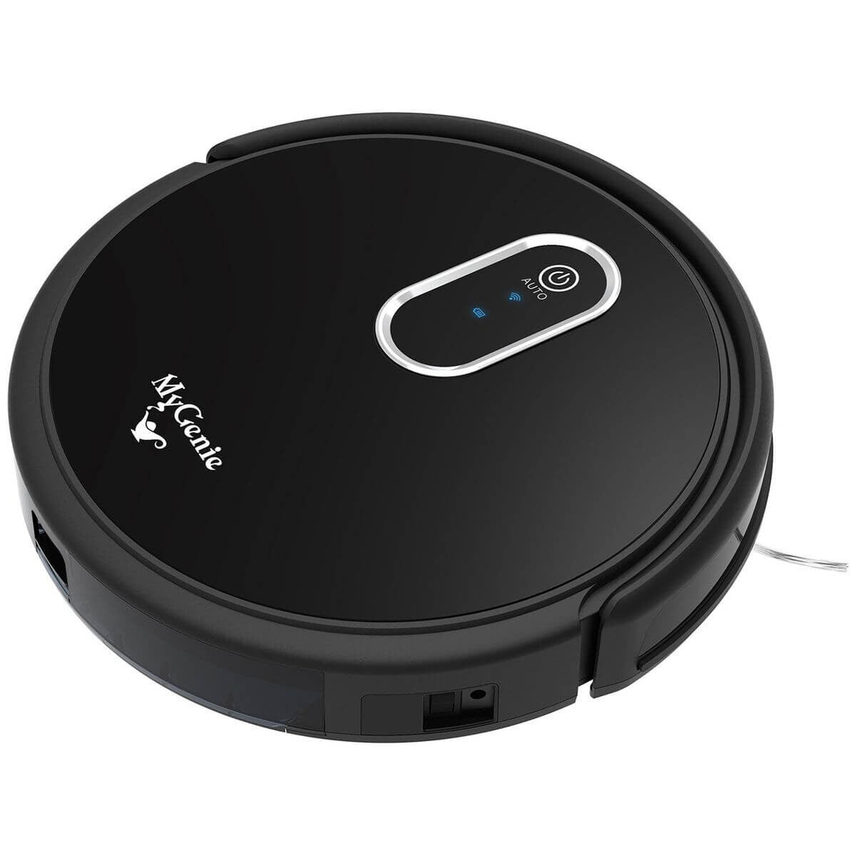 MyGenie Hydraclean Robotic Vacuum and Mop - 3200Pa Suction, Gyroscopic Navigation, Black - 10005710