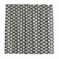 Barelli Polyester Shower Curtain - Woven Chevron - 180 x 180cm - Water-Resistant - SuperSaverAU - view 1