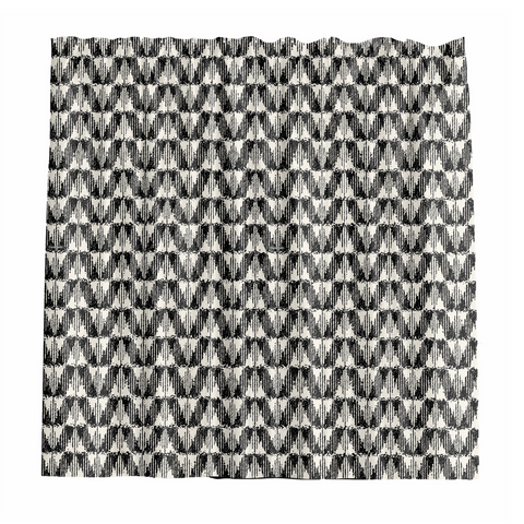 Barelli Polyester Shower Curtain - Woven Chevron - 180 x 180cm - Water-Resistant - SuperSaverAU - view 1