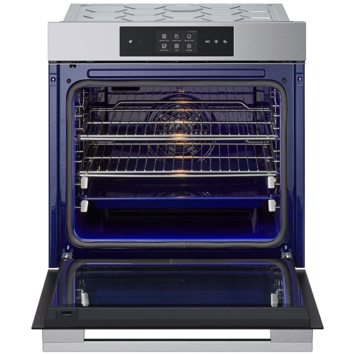 LG Series 9 60cm InstaView Steam Oven - 76L, 5-in-1 Pro Cooking, Stainless Steel - BO609T2S4