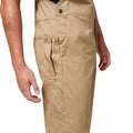 Hard Yakka Men's Khaki Bib & Brace Overalls, 290gsm Cotton Drill, Size 92
