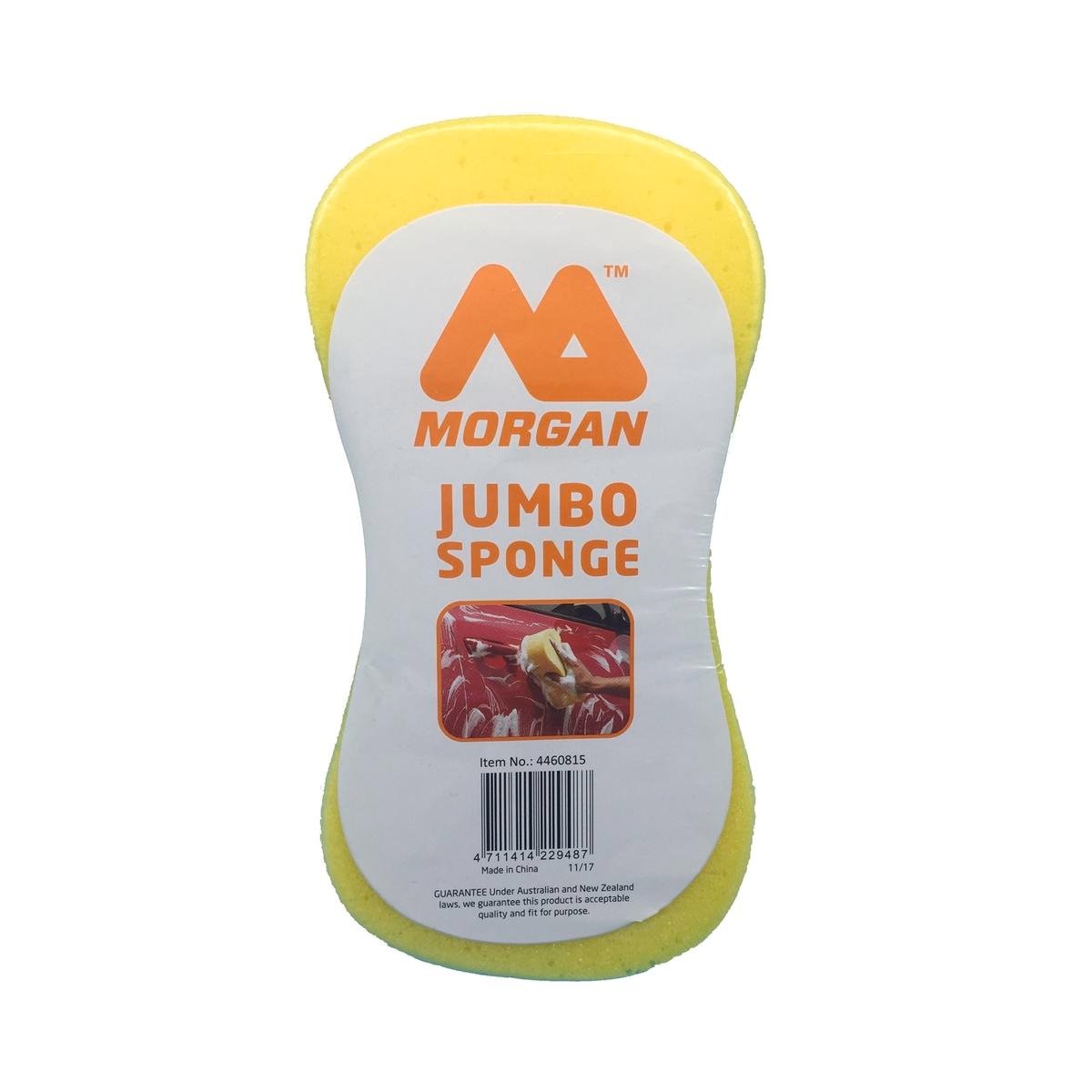 Morgan Jumbo Sponge - Lightweight - 120mm x 60mm - Super Absorbent - SuperSaverAU - view 1