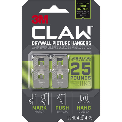 3M Claw Picture Hanger - 4 Pack - SuperSaverAU - view 1