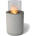 Planika Jar Commerce Bio-Ethanol Patio Heater - Concrete Base, Glass Cylinder, 6.5 Hour Burn Time - JARCOM