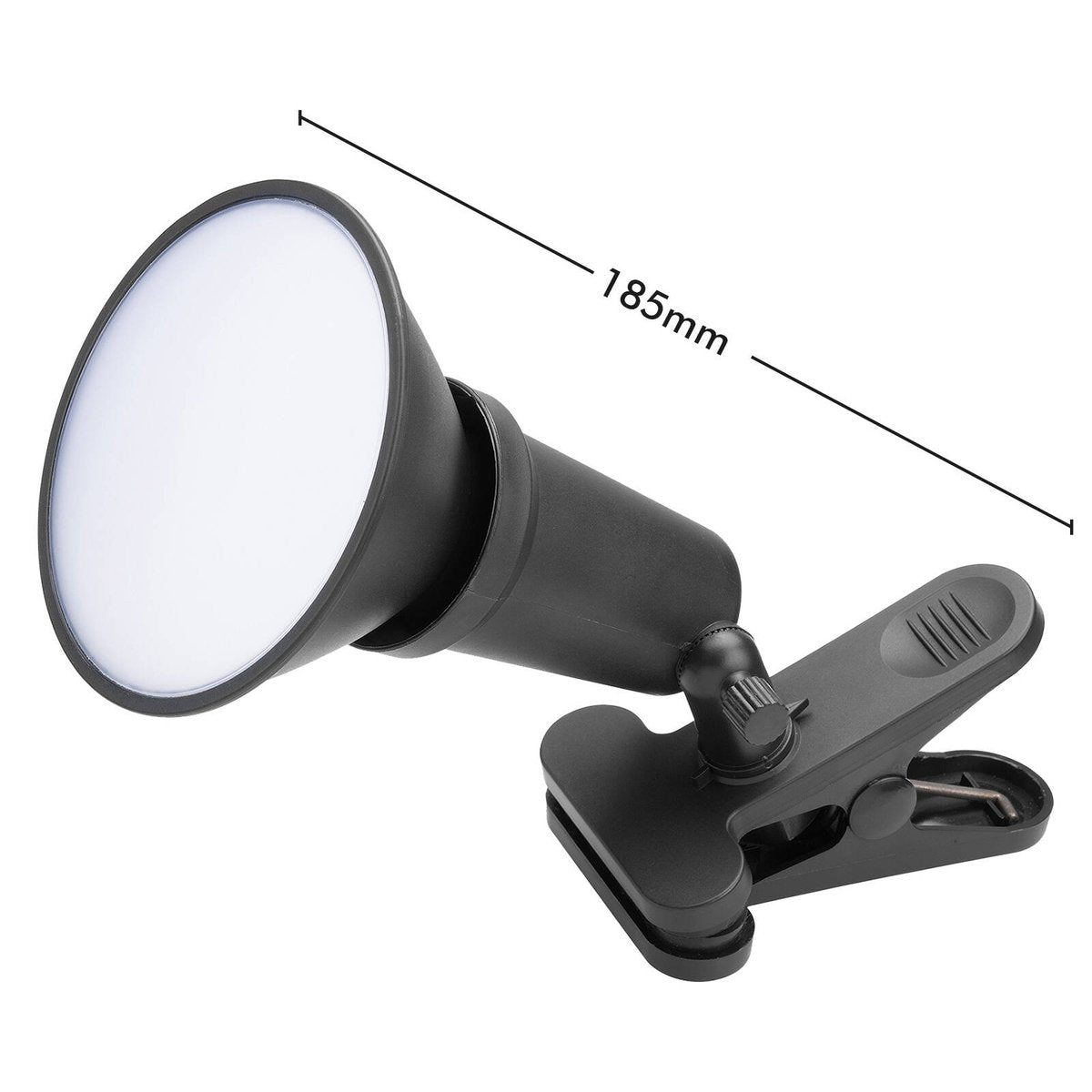 Arlec 15W DIY Portable LED Floodlight with Clamp - 1600 Lumens - Black/Grey - SuperSaverAU - view 4