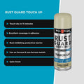 White Knight Rust Guard Touch Up Spray Paint 300g Classic Cream Satin