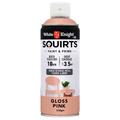 White Knight Squirts Pink Gloss Spray Paint 310g Solvent Based Durable - SuperSaverAU - view 1