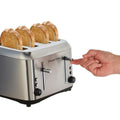 Russell Hobbs Addison 4 Slice Toaster - Brushed Stainless Steel, Dual Browning Controls - RHT514BRU