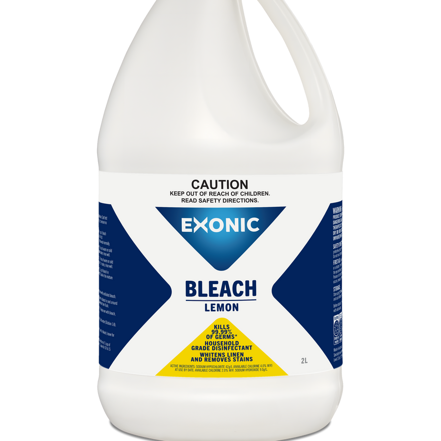 Exonic 2L Bleach - Household Disinfectant - Lemon Fragrance - 2L - SuperSaverAU - view 1