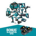 Makita Brushless 10 Piece Combo Kit DLX1042TX1 - 18V - 3 Batteries - Tool Bag - SuperSaverAU - view 1