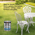 White Knight Rust Guard Epoxy Enamel Paint 1L - Machinery Grey Gloss, Solvent Based Metal Paint