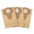 PowerFit 30L Paper Dust Bag, 3 Pack, Brown