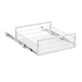 L.T. Williams Pull Out Wire Basket 54.5cm - White - 25kg Capacity - Full Extension Runners - 9707