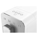 Smeg Coffee Machine with Steam - 19-Bar Pump, Stainless Steel Burrs, White - BCC12WHMAU