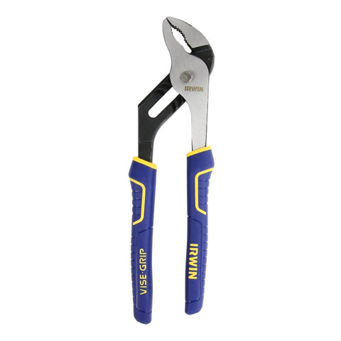 Irwin Groove Joint Pliers - 250mm - Nickel-Chromium - Anti-Pinch Grips - SuperSaverAU - view 1