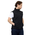 Citeco Black Soft Shell Vest - Reflective, Polyester Elastane, Men's Medium