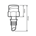 Holman Brass Micro Spray 1/4 Circle 8.5mm Brass Precision Watering - SuperSaverAU - view 2