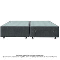Sealy Spacesaver Right Side Drawer Split Queen Bed Base - Charcoal - 40kg Drawer Capacity - SVR-CHA-SQN