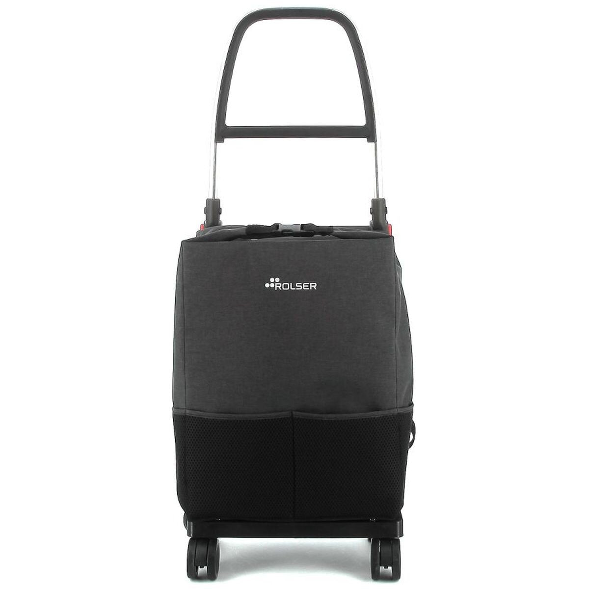 Rolser One Tweed TShop 4 wheel swivelling trolley and backpack - 27L - Black - R-ONE001-1023