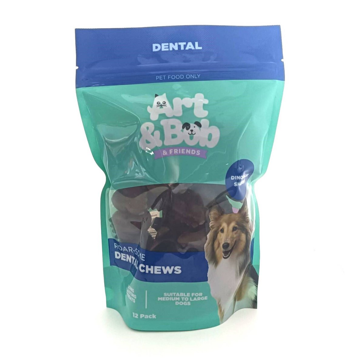 Art Bob Dental Chews 12pk - Medium to Large Dogs - Long-Lasting Treat - SuperSaverAU - view 1