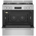 Beko 90cm Dual Fuel Freestanding Oven - 130L Twin Fan, Six Gas Burners, Stainless Steel - BFC918GMX1