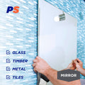 Permastik 80 x 24mm White Foam Mirror Mounting Strips - 9 Pack