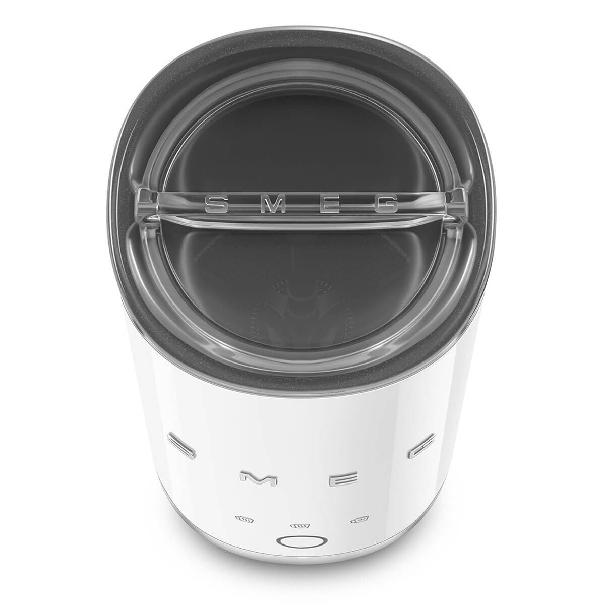 Smeg 50s Retro Style Milk Frother 180ml - White, Hot Milk, Hot Froth and Cold Froth - MFF02WHAU